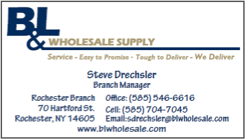 Steve Drechsler B&L business card