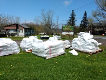 Sand bags - Port Bay Marina