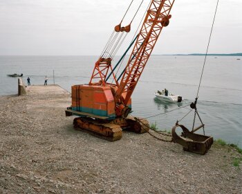 Old Dredge crane