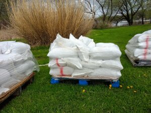 Sand bags - Thompkins Point