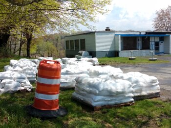 Sand Bags - Water Pump House