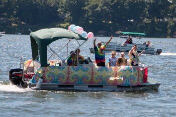 Tie Die Boat