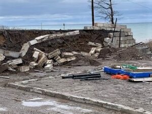 Wall-Collapse-West PortBay Road